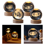 Max 3D Crystal Ball Night Lights LED Educational Light Desk Decor Milky Way - Aladdin Shoppers