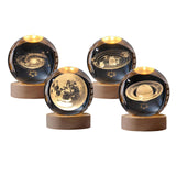 Max 3D Crystal Ball Night Lights LED Educational Light Desk Decor Milky Way - Aladdin Shoppers