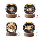 Max 3D Crystal Ball Night Lights LED Educational Light Desk Decor Milky Way - Aladdin Shoppers