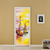 Max 3D DIY Self Adhesive Wall Door Fridge Sticker Art Decal Mural Wallpaper B - Aladdin Shoppers