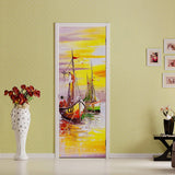 Max 3D door sticker removable wall sticker wallpaper door mural 90 x 200cm Pattern B - Aladdin Shoppers