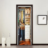 Max 3D door sticker removable wall sticker wallpaper door mural 90 x 200cm Pattern D - Aladdin Shoppers