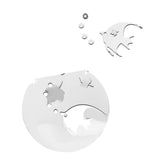 Max 3d Fish Tank Wall Sticker Mirror Acrylic Wall Decal for Bedroom Silver Color - Aladdin Shoppers