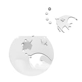 Max 3d Fish Tank Wall Sticker Mirror Acrylic Wall Decal for Bedroom Silver Color - Aladdin Shoppers