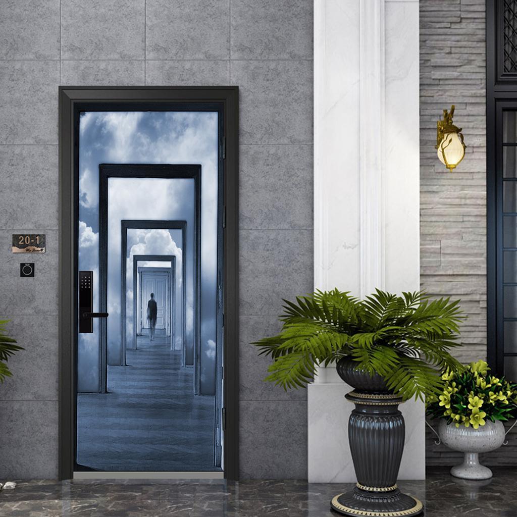 Max 3D Removable Art Door Murals Decals Wall Stickers for Home DIY Decoration S2 - Aladdin Shoppers