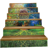 Max 3D Stair Risers Decal Tiles Self Adhesive DIY Ladder Mural Decals Sticker h - Aladdin Shoppers