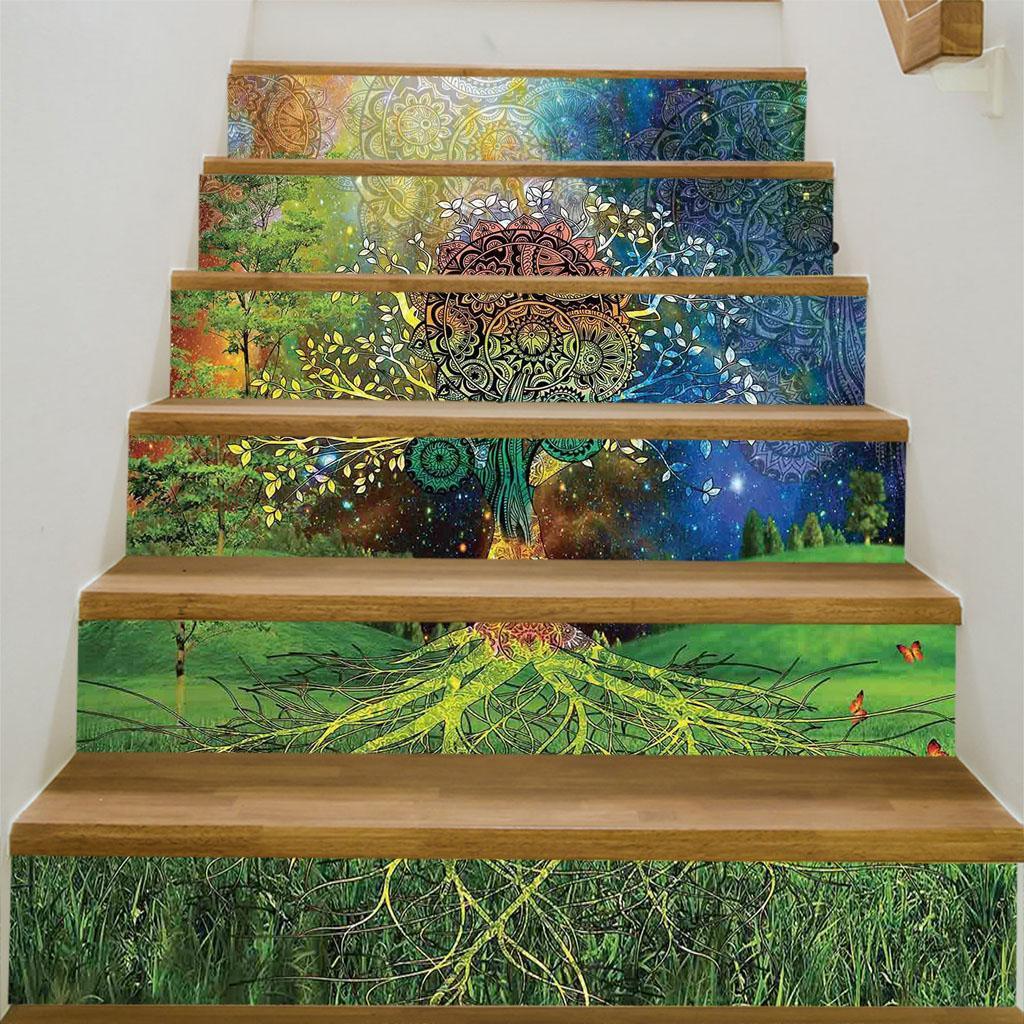 Buy Max 3D Stair Risers Decal Tiles Self Adhesive DIY Ladder Mural buy-max-3d-stair-risers-decal-tiles-self-adhesive-diy-ladder-mural