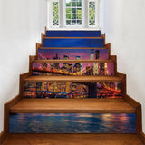 Max 3D Stair Risers Decal Tiles Self Adhesive DIY Ladder Mural Decals Sticker n - Aladdin Shoppers