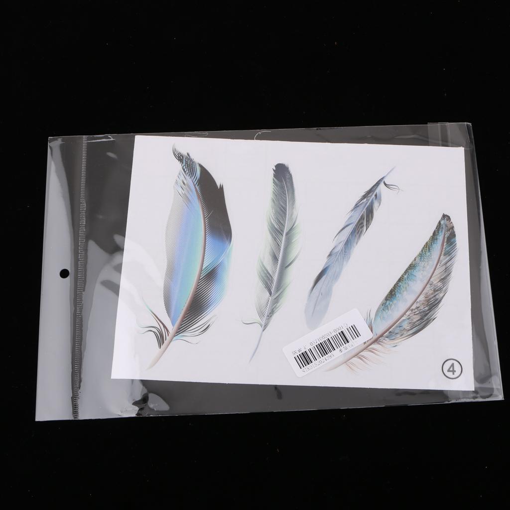 Max 3D Style Feather Car Exterior Interior Scratch Sticker Decal Cover Color 4 - Aladdin Shoppers
