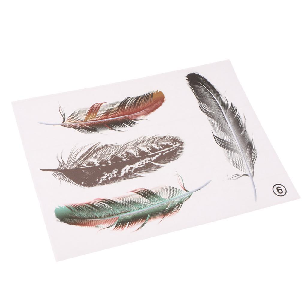 Max 3D Style Feather Car Exterior Interior Scratch Sticker Decal Cover Color 6 - Aladdin Shoppers