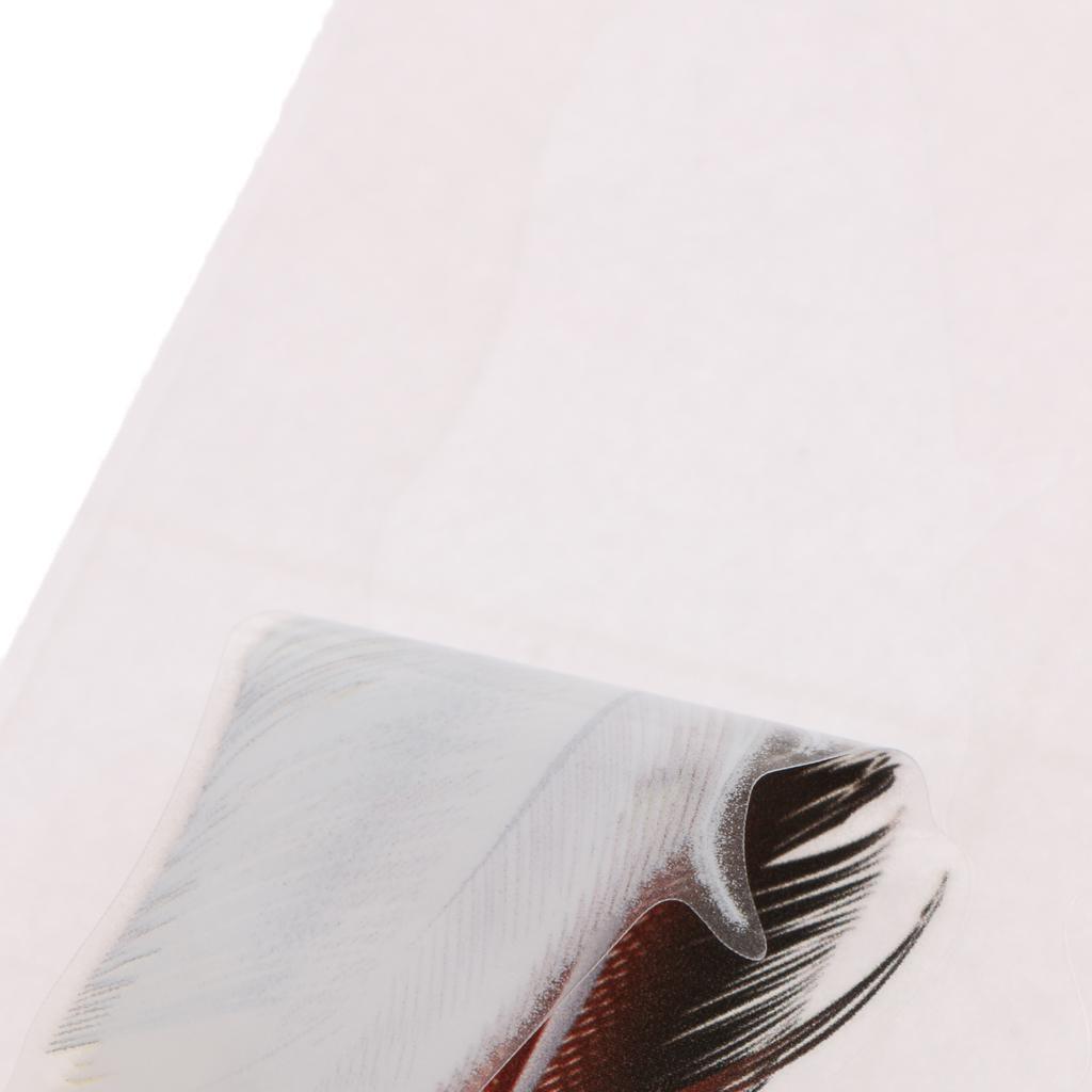 Max 3D Style Feather Car Exterior Interior Scratch Sticker Decal Cover Color 6 - Aladdin Shoppers