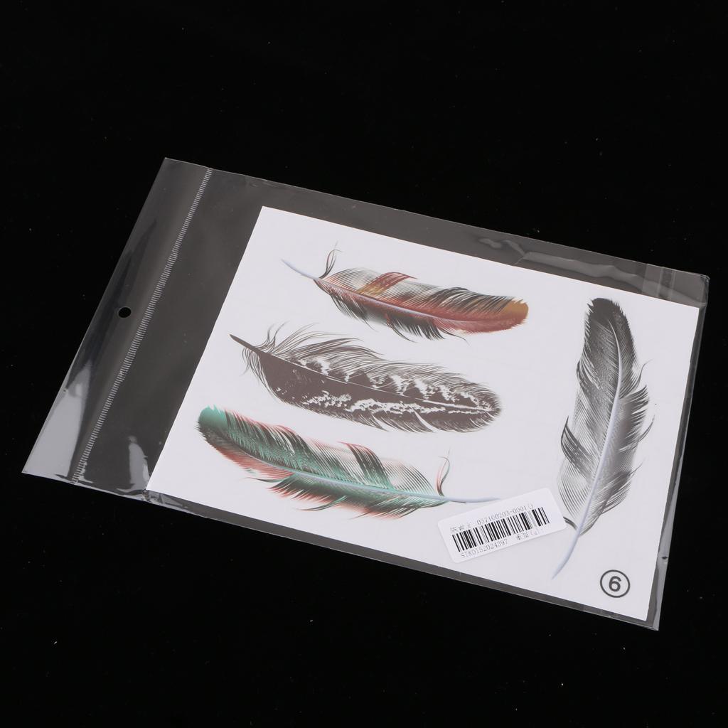 Max 3D Style Feather Car Exterior Interior Scratch Sticker Decal Cover Color 6 - Aladdin Shoppers