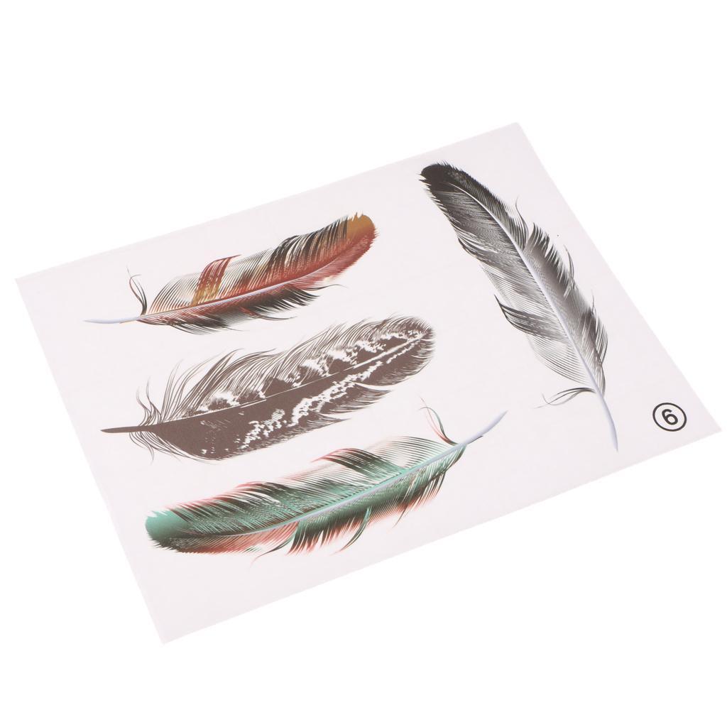 Max 3D Style Feather Car Exterior Interior Scratch Sticker Decal Cover Color 6 - Aladdin Shoppers