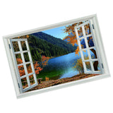 Max 3D Window View Scenery Wall Stickers Vinyl Art Mural Decal Home Room Decor D - Aladdin Shoppers