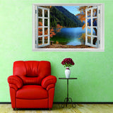 Max 3D Window View Scenery Wall Stickers Vinyl Art Mural Decal Home Room Decor D - Aladdin Shoppers