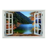 Max 3D Window View Scenery Wall Stickers Vinyl Art Mural Decal Home Room Decor D - Aladdin Shoppers