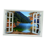 Max 3D Window View Scenery Wall Stickers Vinyl Art Mural Decal Home Room Decor D - Aladdin Shoppers