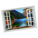 Max 3D Window View Scenery Wall Stickers Vinyl Art Mural Decal Home Room Decor D - Aladdin Shoppers