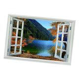 Max 3D Window View Scenery Wall Stickers Vinyl Art Mural Decal Home Room Decor D - Aladdin Shoppers