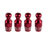 Max 4 Pieces Car Valve Cap Bowling Car Tire Valve Cap Air Dust Cover Red - Aladdin Shoppers