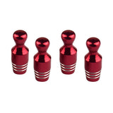 Max 4 Pieces Car Valve Cap Bowling Car Tire Valve Cap Air Dust Cover Red - Aladdin Shoppers