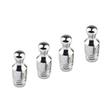 Max 4 Pieces Car Valve Cap Bowling Car Tire Valve Cap Air Dust Cover Silver - Aladdin Shoppers