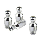 Max 4 Pieces Car Valve Cap Bowling Car Tire Valve Cap Air Dust Cover Silver - Aladdin Shoppers