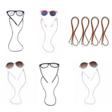 Max 4 Pieces Eyeglass Sunglasses Cord Chain Glasses Holder String Rope Dark Blue - Aladdin Shoppers