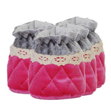 Max 4 Pieces Non Slip Chair Leg Floor Protectors Caps Cloth Socks Hot Pink - Aladdin Shoppers