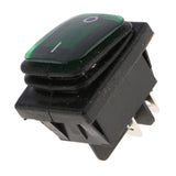Max 4 Pin On-Off Car Boat Lighted Rocker Toggle Switch Waterproof 12V Green - Aladdin Shoppers