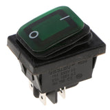 Max 4 Pin On-Off Car Boat Lighted Rocker Toggle Switch Waterproof 12V Green - Aladdin Shoppers