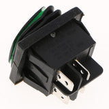 Max 4 Pin On-Off Car Boat Lighted Rocker Toggle Switch Waterproof 12V Green - Aladdin Shoppers