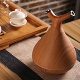 Max 400ml Aroma Essential Oil Diffuser Ultrasonic Air Humidifier Wood Grain A - Aladdin Shoppers