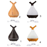 Max 400ml Aroma Essential Oil Diffuser Ultrasonic Air Humidifier Wood Grain A - Aladdin Shoppers