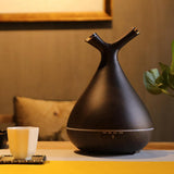 Max 400ml Aroma Essential Oil Diffuser Ultrasonic Air Humidifier Wood Grain A - Aladdin Shoppers
