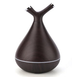 Max 400ml Aroma Essential Oil Diffuser Ultrasonic Air Humidifier Wood Grain A - Aladdin Shoppers