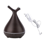 Max 400ml Aroma Essential Oil Diffuser Ultrasonic Air Humidifier Wood Grain A - Aladdin Shoppers