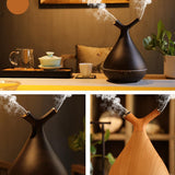 Max 400ml Aroma Essential Oil Diffuser Ultrasonic Air Humidifier Wood Grain B - Aladdin Shoppers