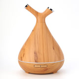 Max 400ml Aroma Essential Oil Diffuser Ultrasonic Air Humidifier Wood Grain B - Aladdin Shoppers