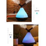 Max 400ml Aroma Essential Oil Diffuser Ultrasonic Air Humidifier Wood Grain C - Aladdin Shoppers