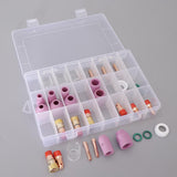 Max 40x Nozzle Gas Lens Collet Body Consumables Kit WP17/18/26 TIG Welding Torch - Aladdin Shoppers
