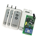 Max 433MHz Wide Voltage Power Supply 2-way Switch + 3pcs 2-button Remote Control - Aladdin Shoppers