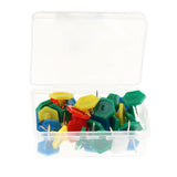 Max 45pcs Thumb Tacks Pushpins Office Work Tacks for Fabric Making Plastic_B - Aladdin Shoppers