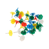 Max 45pcs Thumb Tacks Pushpins Office Work Tacks for Fabric Making Plastic_B - Aladdin Shoppers