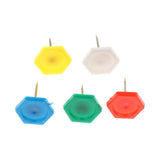 Max 45pcs Thumb Tacks Pushpins Office Work Tacks for Fabric Making Plastic_B - Aladdin Shoppers