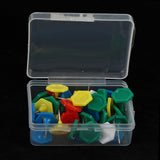 Max 45pcs Thumb Tacks Pushpins Office Work Tacks for Fabric Making Plastic_B - Aladdin Shoppers