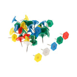 Max 45pcs Thumb Tacks Pushpins Office Work Tacks for Fabric Making Plastic_B - Aladdin Shoppers