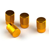 Max 4pcs Automatic Car Bicycle Wheel Tire Valve Stems Cap Dustproof Cover Golden - Aladdin Shoppers