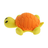 Max 4pcs Cartoon Animal Little Turtle Cute Stationery Eraser Yellow - Aladdin Shoppers