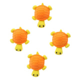 Max 4pcs Cartoon Animal Little Turtle Cute Stationery Eraser Yellow - Aladdin Shoppers